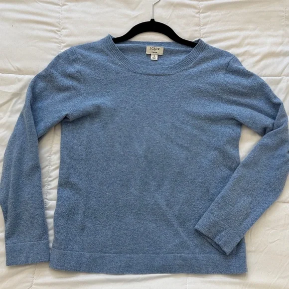 J. Crew Sky Blue Knit Top - Picture 4 of 4